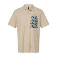 Dna Helix Christmas Tree Scientist Biology Science Teacher Softstyle Adult Sport Polo