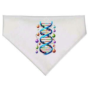 Dna Helix Christmas Tree Scientist Biology Science Teacher USA-Made Doggie Bandana