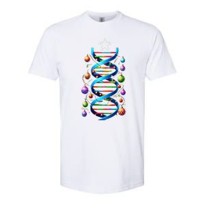 Dna Helix Christmas Tree Scientist Biology Science Teacher Softstyle CVC T-Shirt