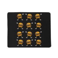 Dabbing Hamburger Cheeseburger Mousepad