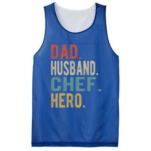 Dad Husband Chef Hero Gift Mesh Reversible Basketball Jersey Tank