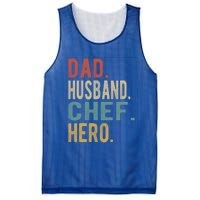 Dad Husband Chef Hero Gift Mesh Reversible Basketball Jersey Tank