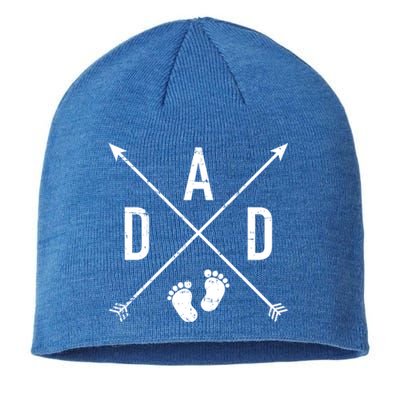 Dad Hipster Cross Feet Cool Gift Sustainable Beanie