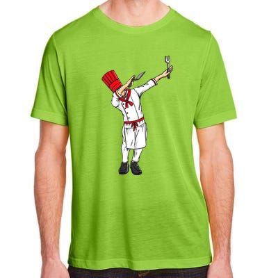 Dabbing Hibachi Chef Gift Funny Japanese Chef Asian Cook Gift Adult ChromaSoft Performance T-Shirt