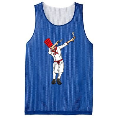 Dabbing Hibachi Chef Gift Funny Japanese Chef Asian Cook Gift Mesh Reversible Basketball Jersey Tank