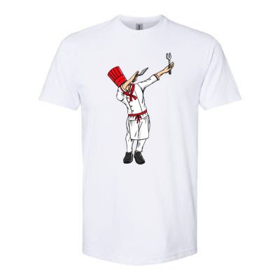 Dabbing Hibachi Chef Gift Funny Japanese Chef Asian Cook Gift Softstyle CVC T-Shirt