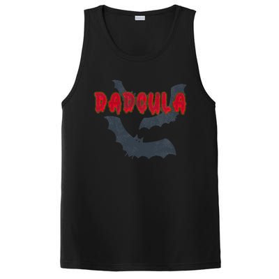 Dadcula Halloween Costume Distressed Dad Dadcula Bat PosiCharge Competitor Tank