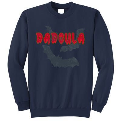 Dadcula Halloween Costume Distressed Dad Dadcula Bat Sweatshirt