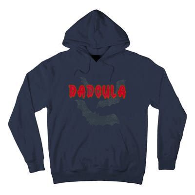 Dadcula Halloween Costume Distressed Dad Dadcula Bat Tall Hoodie