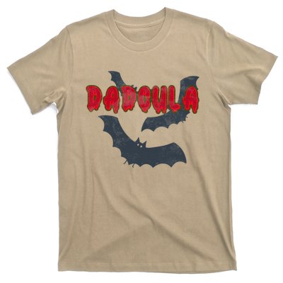 Dadcula Halloween Costume Distressed Dad Dadcula Bat T-Shirt