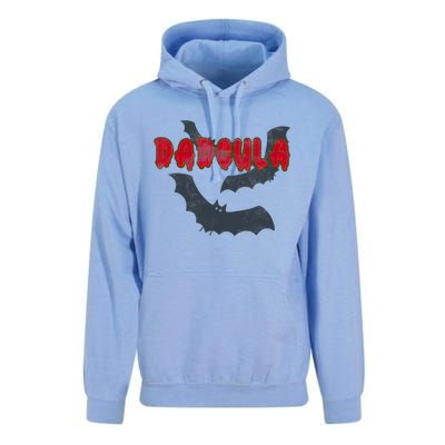 Dadcula Halloween Costume Distressed Dad Dadcula Bat Unisex Surf Hoodie