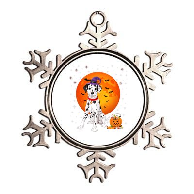 Dalmatian Halloween Costume Pumpkin Dalmatian Gift Metallic Star Ornament