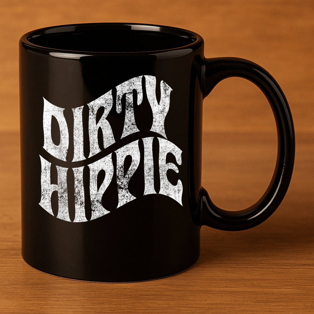 Dirty Hippie - Clothing for Hippies 11oz C Handle Ceramic Mug