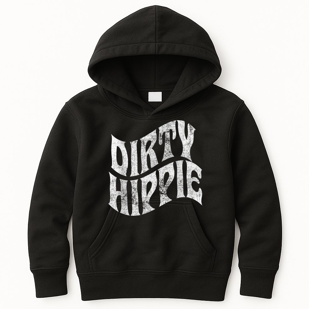 Dirty Hippie - Clothing for Hippies Kids Hoodie