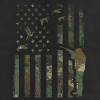 Duck Hunting Camo Men Camouflage Hunter American Flag Adult Drive Performance Visor