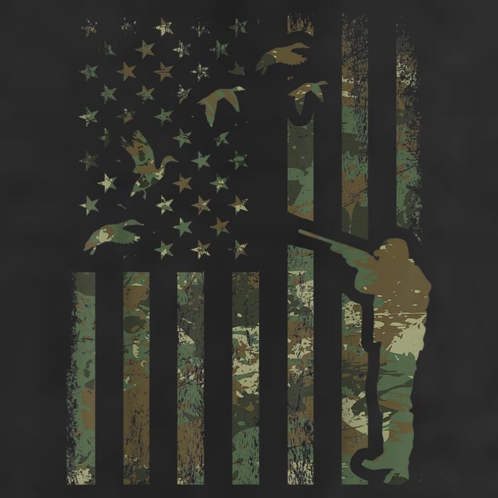 Duck Hunting Camo Men Camouflage Hunter American Flag Adult Drive Performance Visor