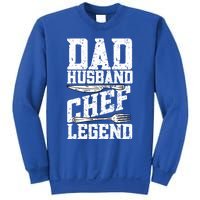 Dad Husband Chef Legend Cook Cooking Funny Chef Gift Sweatshirt