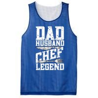 Dad Husband Chef Legend Cook Cooking Funny Chef Gift Mesh Reversible Basketball Jersey Tank