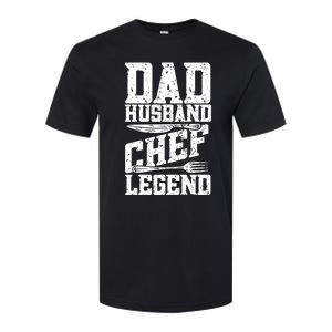 Dad Husband Chef Legend Cook Cooking Funny Chef Gift Softstyle CVC T-Shirt