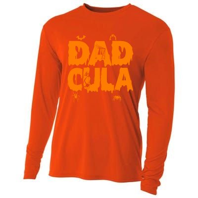 Dadcula Halloween Costume Dadcula Momster Family Matching Gift Cooling Performance Long Sleeve Crew