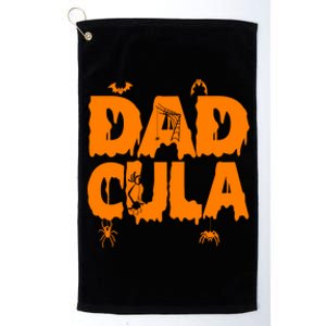 Dadcula Halloween Costume Dadcula Momster Family Matching Gift Platinum Collection Golf Towel