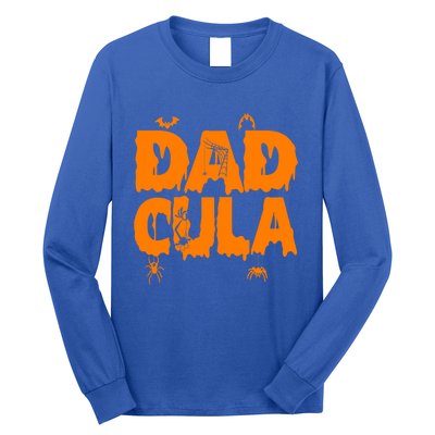 Dadcula Halloween Costume Dadcula Momster Family Matching Gift Long Sleeve Shirt