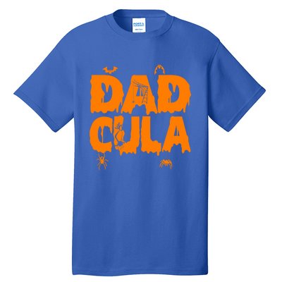 Dadcula Halloween Costume Dadcula Momster Family Matching Gift Tall T-Shirt