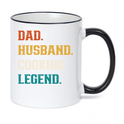 Dad Husband Cooking Legend Cooking Lover Cook Cool Gift 11oz Black Color Changing Mug