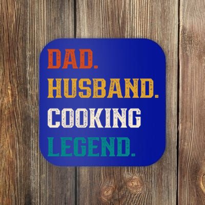 Dad Husband Cooking Legend Cooking Lover Cook Cool Gift Coaster