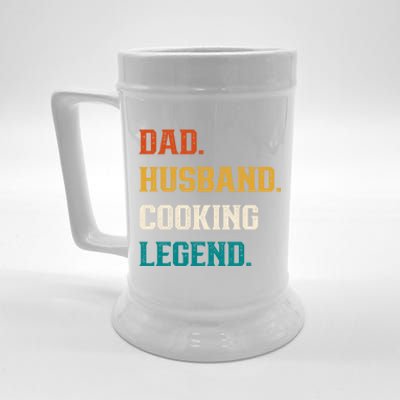 Dad Husband Cooking Legend Cooking Lover Cook Cool Gift Beer Stein