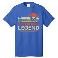 Dad Husband Cop Cooking Legend Police Officer Cook Home Chef Gift Tall T-Shirt