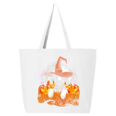 Dalmatian Halloween Cute Dog Witch On Halloween Pumpkin Gift 25L Jumbo Tote