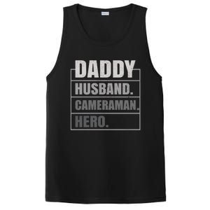 Daddy Husband Camera Hero Fathers Day Gift PosiCharge Competitor Tank