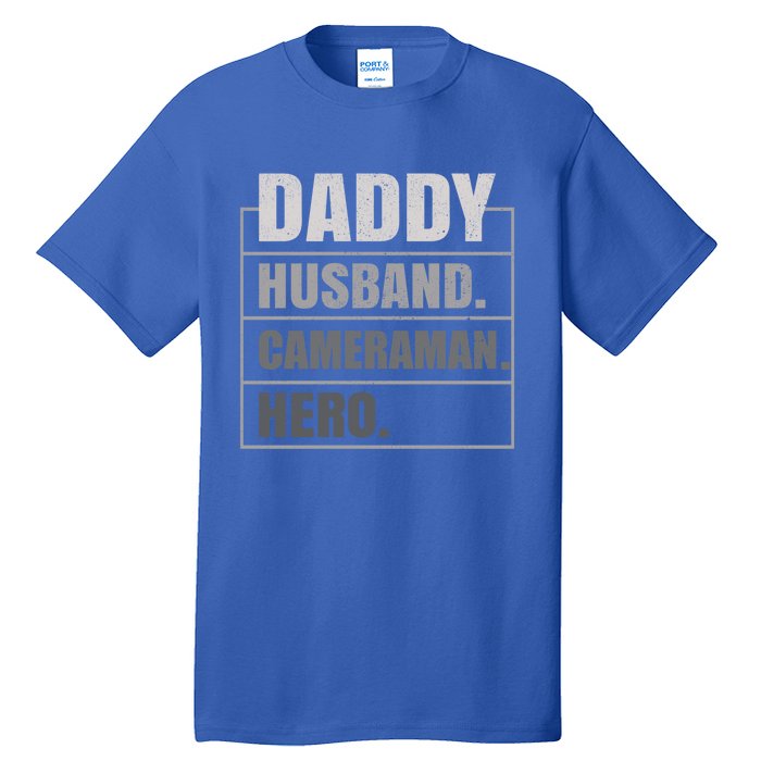 Daddy Husband Camera Hero Fathers Day Gift Tall T-Shirt