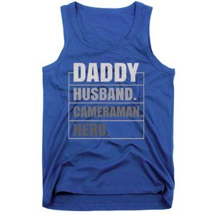 Daddy Husband Camera Hero Fathers Day Gift Tank Top