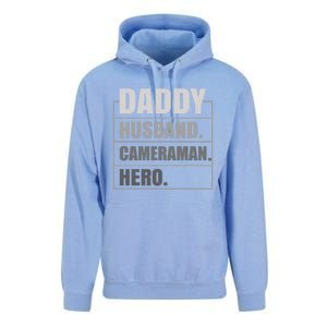 Daddy Husband Camera Hero Fathers Day Gift Unisex Surf Hoodie