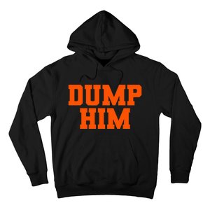 Dump Him Co. Funny Antiboyfriend Blue Classic Fit Crew Neck Hoodie