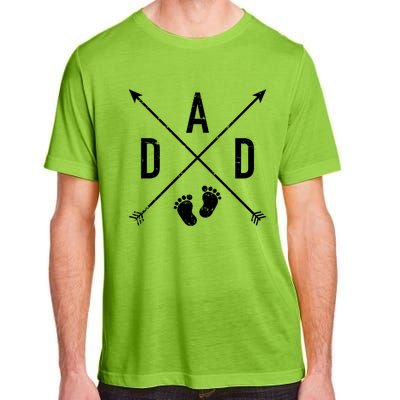 Dad Hipster Cross Feet Gift Adult ChromaSoft Performance T-Shirt