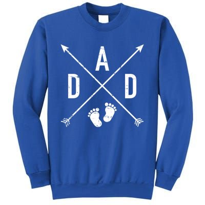 Dad Hipster Cross Feet Gift Sweatshirt