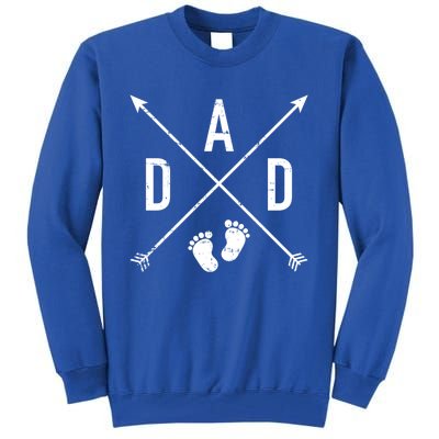 Dad Hipster Cross Feet Gift Tall Sweatshirt