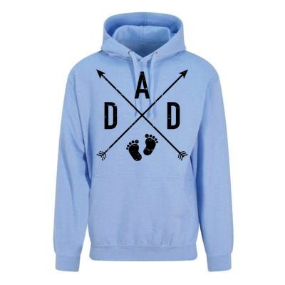 Dad Hipster Cross Feet Gift Unisex Surf Hoodie