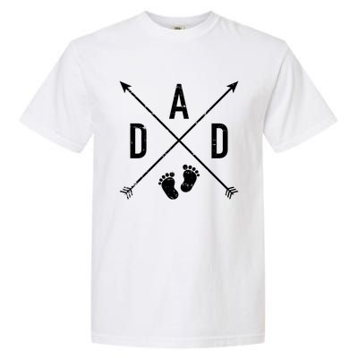 Dad Hipster Cross Feet Gift Garment-Dyed Heavyweight T-Shirt