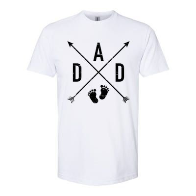 Dad Hipster Cross Feet Gift Softstyle CVC T-Shirt