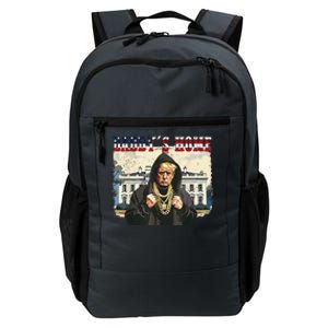 DaddyS Home Comeback For Christmas Trump 2024 Retro Daily Commute Backpack