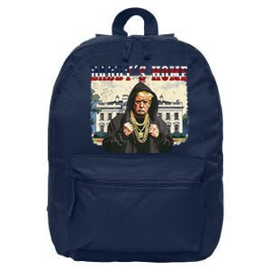 DaddyS Home Comeback For Christmas Trump 2024 Retro 16 in Basic Backpack