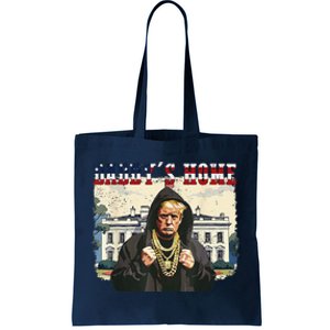 DaddyS Home Comeback For Christmas Trump 2024 Retro Tote Bag