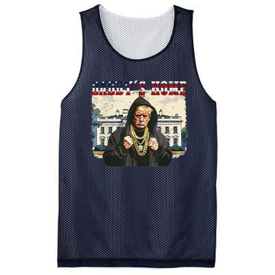 DaddyS Home Comeback For Christmas Trump 2024 Retro Mesh Reversible Basketball Jersey Tank