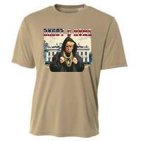 DaddyS Home Comeback For Christmas Trump 2024 Retro Cooling Performance Crew T-Shirt