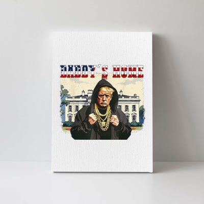 DaddyS Home Comeback For Christmas Trump 2024 Retro Canvas