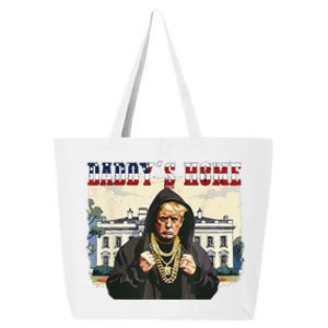 DaddyS Home Comeback For Christmas Trump 2024 Retro 25L Jumbo Tote